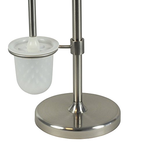 Kela 20118, WC-Bürstentopf und Papierhalterung, Toilettengarnitur, Metall, Wega, 79cm, Silber Matt - 3