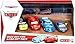 Produktbild 2013 Disney Pixar Cars Race Day Fan 4-Car Gift Pack w/ Marty Brakeburst, Spare O Mint No.93, Trunk Fresh No.34 by Mattel