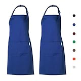 Ideal para uso profesional y comercial: delantal de cocina, delantal de barbacoa, delantal de servidor, delantal barista, delantal artista, etc.