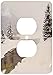 Price comparison product image 3dRose LSP_76333_6 Alberta, Lake Louise, Winter Snowcn01 Cmi0139 Cindy Miller Hopkins 2 Plug Outlet Cover