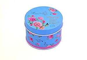 Amraz Floral Design tin Box for Girls Kids Jewelry Storage Box for Kids Metal Box for Kids Kids Collectibles tin Box (Set of 1)