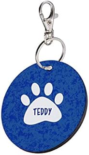 Sky Trends Round Shape Collar Locket/Pendant for Dogs & Puppy -993, Multicolour, Medium, 1 Count - T