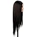 LuckyFine Blonde Training Hairdressing Cut Head Mannequin 50% Real Human Hair + Clamp