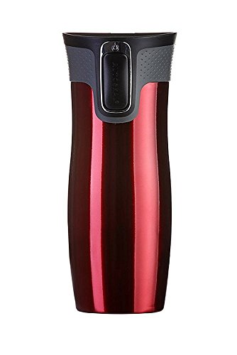 Contigo West Loop Thermobecher 2.0, mit Deckel-Verschluss, 470 ml, Rot, weitere Farben erhältlich - 3