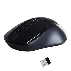 QUANTUM QHM262W 1600DPI Optical Wireless Mouse (Grey/Black)