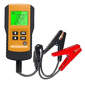 Honeytecs Battery Tester Car Battery Load Tester 12V 100-9999CCA Digital Battery Analyzer for Cars and