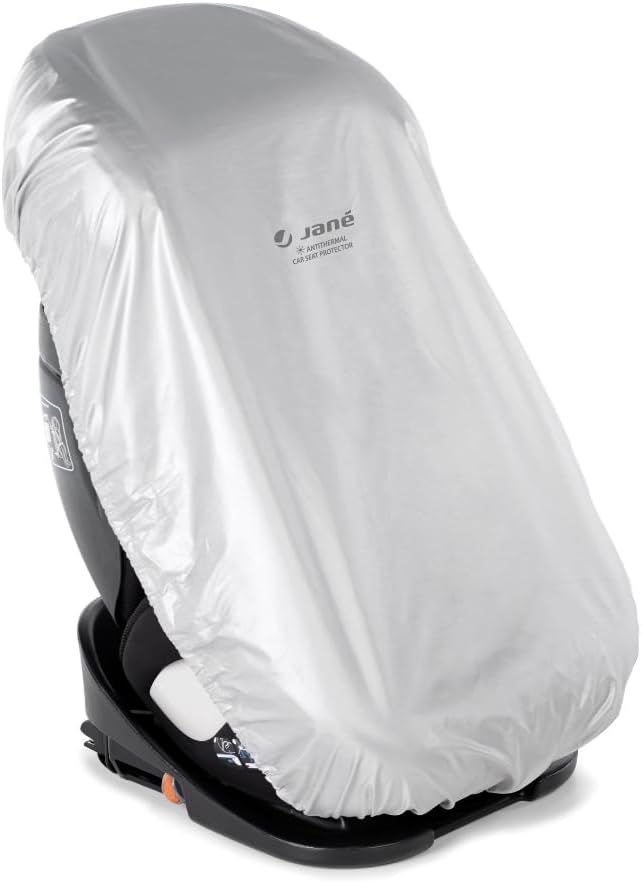 Jané Funda Antitérmica Silla Coche Bebé Universal, Protección Solar Anti-UV, Reduce el Calor hasta 25°C, Plegable, Impermeable, Gris