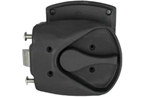 PRO-STYLING DESIGN FOR PERFECTION Türschloss Schloss Innenschloss Türgriff Tür Wohnwagen Wohnmobil Caravan Boot schwarz mit Zusatzlasche