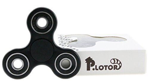 P.LOTOR Spinner Fidget Toy Dirt Resistant EDC Smooth Surface ADHD Focus Ultra Durable Finger Gyro Spinner Bearing 1-3 Min Spins Non-3D Printed, Black P.LOTOR Spinner Fidget Toy Dirt Resistant EDC Smooth Surface ADHD Focus Ultra Durable Finger Gyro Spinner Bearing 1-3 Min Spins Non-3D Printed, Black