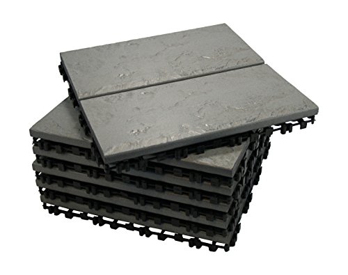 ECO-PAVE 7610371502755 aquatic non-slip flooring antique sand color 30x30 cm 6 pieces