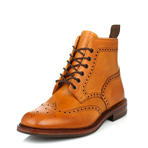 LoakeMens Burford Dainite Full Brogue Lace Up Boots