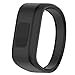 Produktbild Altsommer 5 Farben für Garmin vivofit JR Uhr Einfarbig Silikon Sportarmband Sportuhr Armband Silikon Replacement Armband Ersatzarmband für Damen Herren Bandlänge: 120-145mm (Schwarz)