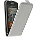 Produktbild PhoneNatic Kunst-Lederhülle für Samsung Ativ S Flip-Case weiß Tasche Ativ S Hülle + 2 Schutzfolien
