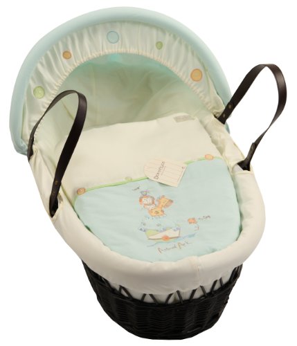 Dormouse Animal Ark Wicker Moses Basket (Original Dark)