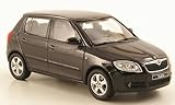 Maßstab : 1:43 Skoda Fabia II, schwarz, 2006, Modellauto, Abrex 1:43