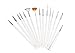 Nail Art Brush, P&T 20pcs Nail Art Manicure Pedicure Beauty Painting Polish Brush and Dotting Pen Tool Set for Natural, False, Acrylic and Gel Nails