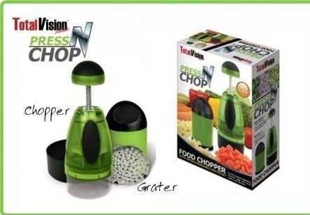 Food Choper Multipurpose With Interchangeable greater Set By Press N Chop New