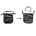 33*35cm Waterproof Multi Function Adjustable Strap Kids Snacks Bottle Tissue Hanging Pouch Pockets Pram Hanging Pallet Pushchair Buggies Stroller Caddy Handlebar Organizer Mesh Storage Bag (Black)