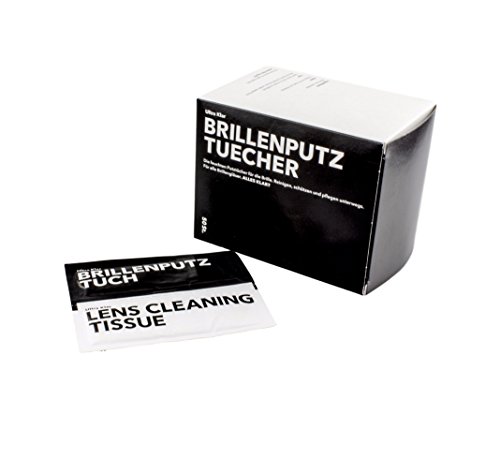 Preisvergleich Produktbild Edison & King 50 feuchte Brillenputztücher - einzeln verpackt - praktisch für unterwegs