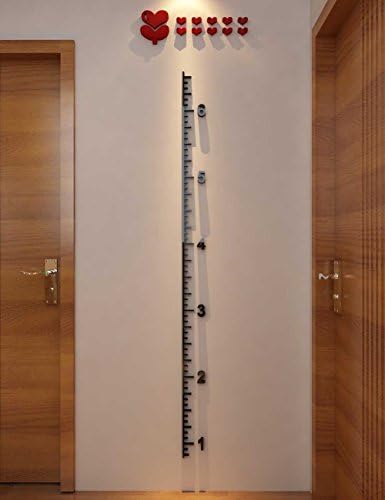 DecorSmart Children Growing Plastic Three-dimensional Wall Growth Chart Ruler Stickers