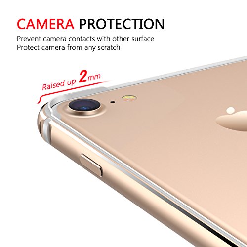 Humixx iPhone 8 Funda  iPhone 7 Funda   Frame  Marco de Dise  o Minimalistic con Silicona Interior y Parachoques de Metal Proteccion Ligero Cubierta para iPhone 7 8 Extre Series 
