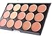 FantasyDay® Professional 15 Colours Cream Concealer Camouflage Makeup Palette Contouring Kit #2 - Ideal for Professional and Daily Use