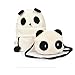 Produktbild Girl's Creative Cartoon Cute Panda Casual Daypack Canvas Schoolbag + Panda head Single Shoulder Bag (Die Lieferzeit dauert 14 bis 18 Tage)