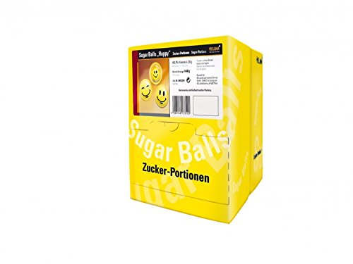 Preisvergleich Produktbild Feinkristallzucker Ball Happy HELLMA 60000056 400x 3,6g