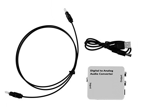 Preisvergleich Produktbild SaySure - Digital Optical Toslink Coax to Analog Converter Adapter