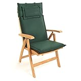 auflage englisch technisch AU23: AUFLAGE FÜR HOCHLEHNER 119 x 46 CM - GRÜN , wasserabweisend (PERLEFFEKT)