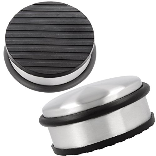 KROLLMANN Türstopper Sets Türpuffer Tür-Stopper Halter Puffer Edelstahl-Design Hoch oder Niedrig (Niedrig 4 Stueck) - 5