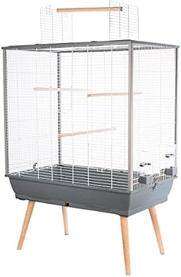 Zolux Cage Neo Jili Oiseau L 78 X P 47.5 X H 112 Cm Grise