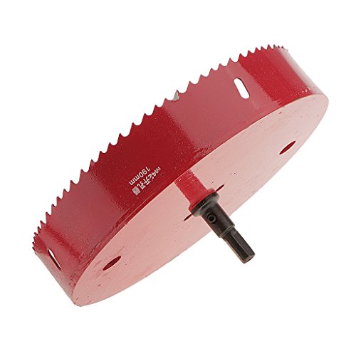 HSS Bi Metall Bohrkrone Trockenbau Dosenbohrer Lochsäge Lochsägen 200mm für Aluminiumrohr Aluminium Stahl Edelstahl – 190mm - 4