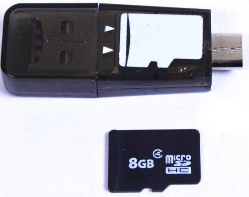 Plugable® USB-MicroSD-Kartenlesegerät für Handy, Laptop und Tabletcomputer (eingebaute Typ-A-USB- und Micro-B-OTG-Schnittstellen) - 2