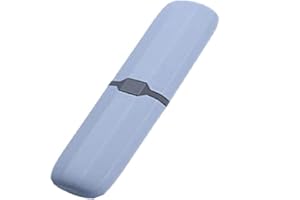 WATAWATA Travel Toothbrush Case Waterproof Toothbrush Box Premium Wheat Straw Simple Wash Cup Used for Camping Travel School (1, Toiletry Case)