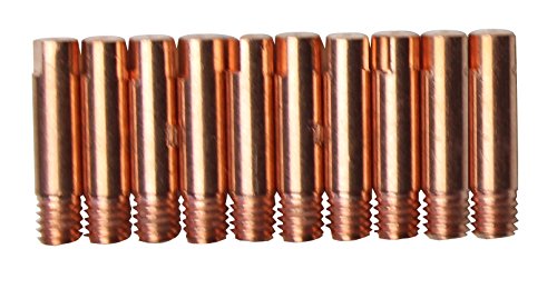 MIG/MAG Verschleißteile Set passend MB15 | 20 Teile | 5 x Gasdüse | 2 x Düsenstock | 10 x Stromdüse M6 0,8mm | 2 x Isolator | 1 x Werkzeug | passend zu ML 1500, G15, SB 15, SB 150, TBI 150 und viele baugleiche mehr… - 4