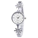 Giologre Armband Uhren Damen, Armbanduhren Günstige Uhren Wasserdicht Casual Strass Rivet Kette Runde Quarz Analog Armband Armbanduhr Coole Uhren Armbanduhren Mädchen Frau Uhr (C)