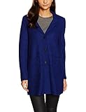 Trenchcoat VERO MODA Damen VMSHELBY 3/4 Wool Jacket DNM Mantel, Blau Twilight Blue, 36 (Herstellergröße: S)