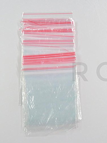 Ziplock Covers | Transparant Ziplock Pouches for Jewellery Items | Snacks Purpose Covers | Reusable Ziplocks | Self Sealing Pouches | Small Pack Covers 3" X 4"" Inches, Pack of 100