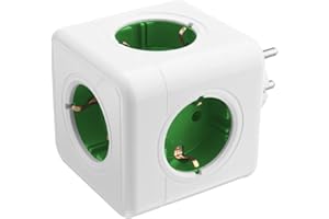 ALEMIN Ladron Enchufes Regleta Multiple, 5 en 1 Enchufe de Pared