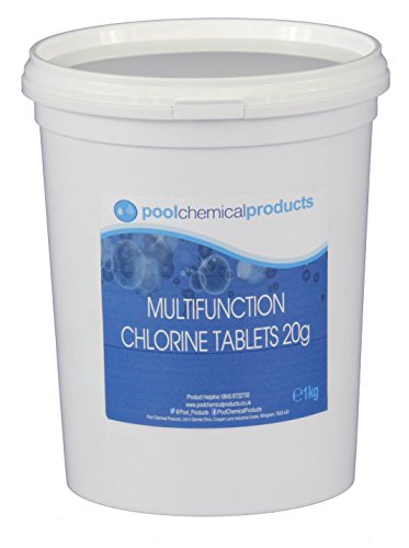 Preisvergleich Produktbild 20 g Multifunktions Chlor Tabletten 1 kg