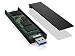 Produktbild ICY BOX IB-184M2 Externes Gehäuse für 1x M.2 SATA SSD, USB 3.1 Type-A (Gen 2, 10 Gbit/s), 2230/2242/2260/2280, schwarz