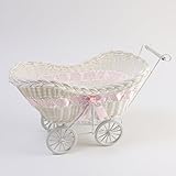 PINK RIBBON LARGE BABY PRAM