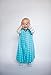 Slumbersac Baby Summer Sleeping Bag with Feet approx. 1 Tog - Teal Stars - 12-18 months