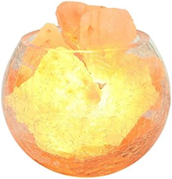 DENGJU Natural Himalayan Salt Table Lamp Ionic Rock ON OFF Switch Crystal Generate Negative Ions Salt Light ( Size : A )