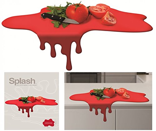 Schneidebrett Blutstropfen Küchen Gadget rot 37x27cm