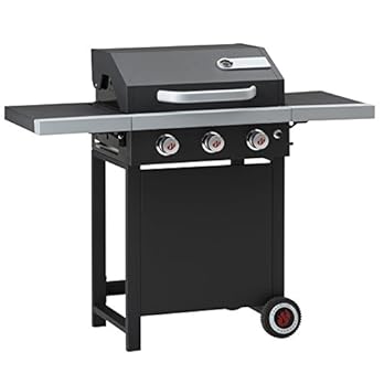 Landmann Gasgrillwagen 12220 Emaillierte Brennerabdeckungen 126 X 110 X 56 Cm