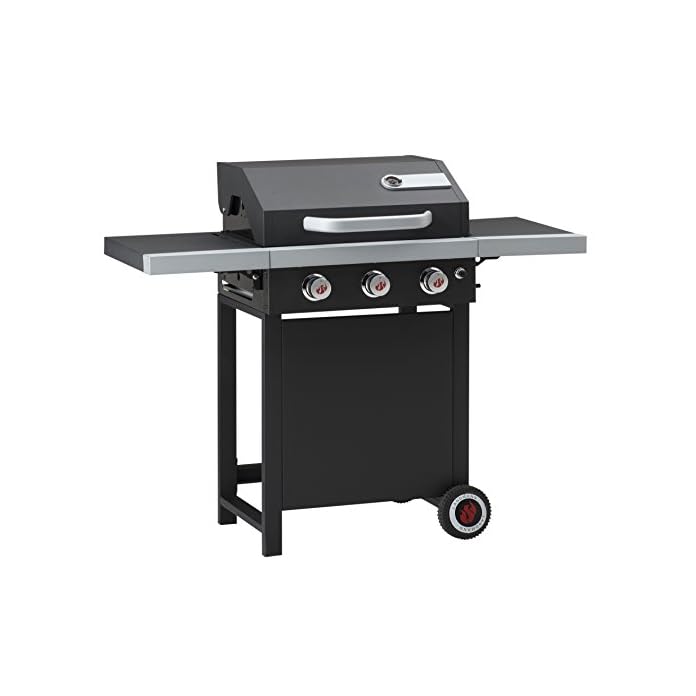 Landmann Gasgrillwagen 12220 Emaillierte Brennerabdeckungen 126 X 110 X 56 Cm
