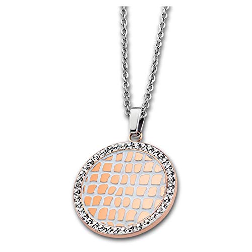 Colgante Lotus Style Acero Rosa