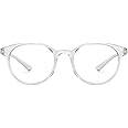 LENSKART BLU | Zero Power Bluecut & Antiglare Computer Eyeglasses For Eye Protection And Strain | Full Rim Round | Men & Women | Medium | LB E13736